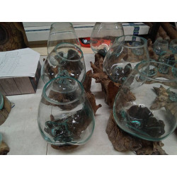 DECORACION VIDRIO 18 CM
