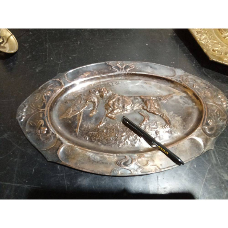 BANDEJA LABRADA  SETTER CON FAISAN