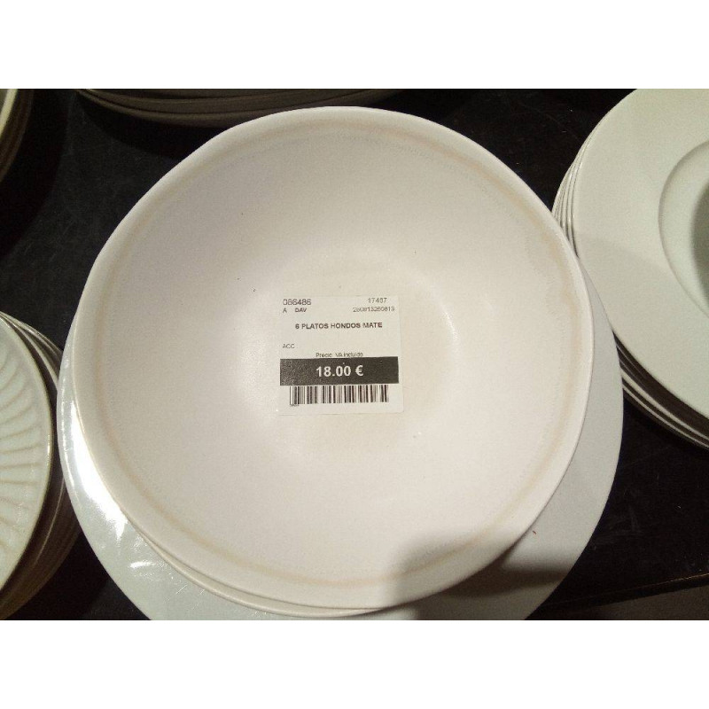 6 PLATOS HONDOS MATE