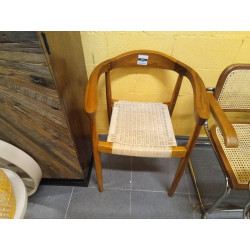 SILLA TECA RATÁN 59X55X78