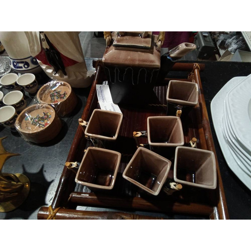 BANDEJA CON 6 SERVICIOS CAFE