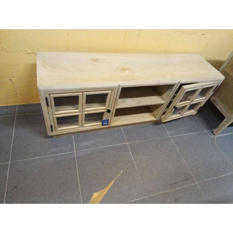 MUEBLE TV MANGO CRISTAL 135X35X52 NATURAL