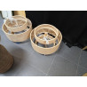 LAMPARA TECHO BAMBU 56X56X37 NATURAL