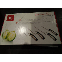JUEGO 4 CUCHILLOS CERAMIC CHEF