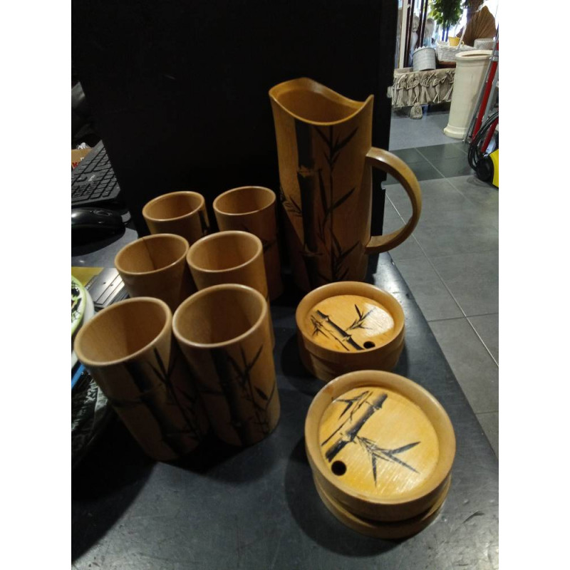 JARRA BAMBU VASO