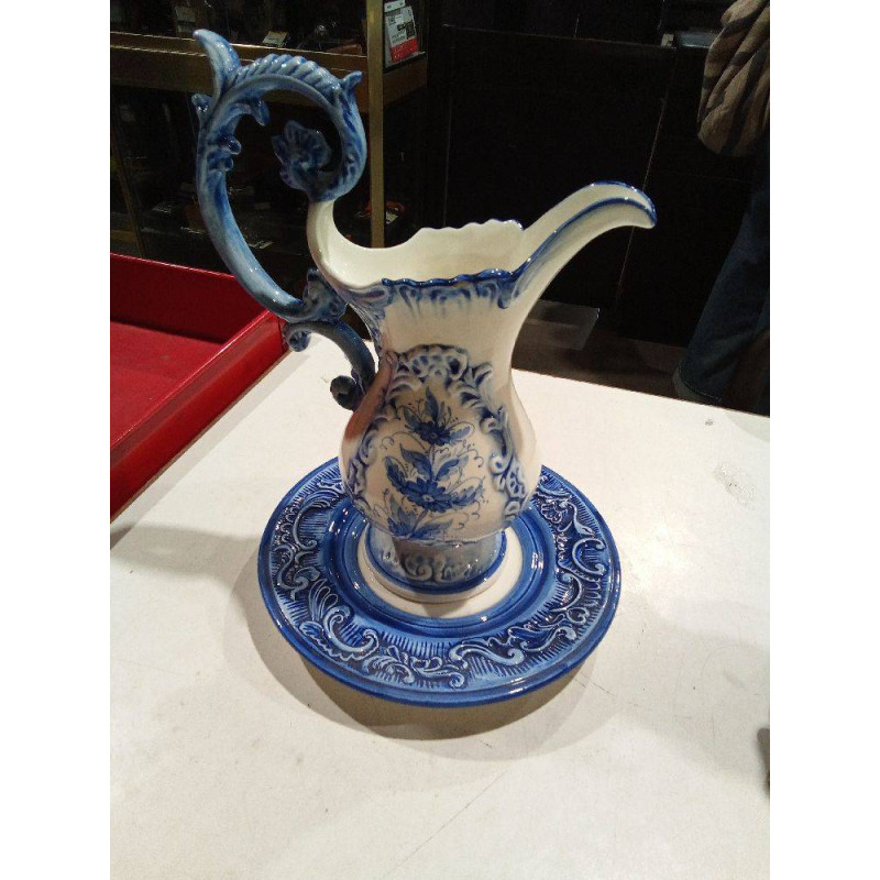 JARRA CON PLATO MANISES