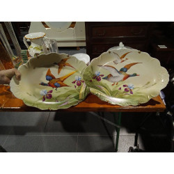 FUENTE LIMOGES PINTADA A MANO 
