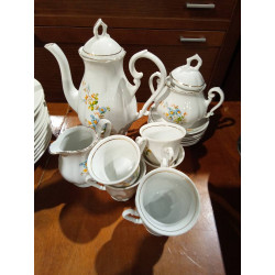 CONJUNTO CAFÉ FLORES
