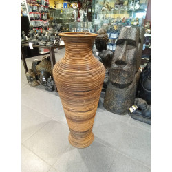 JARRON DE RATAN DE 106CM
