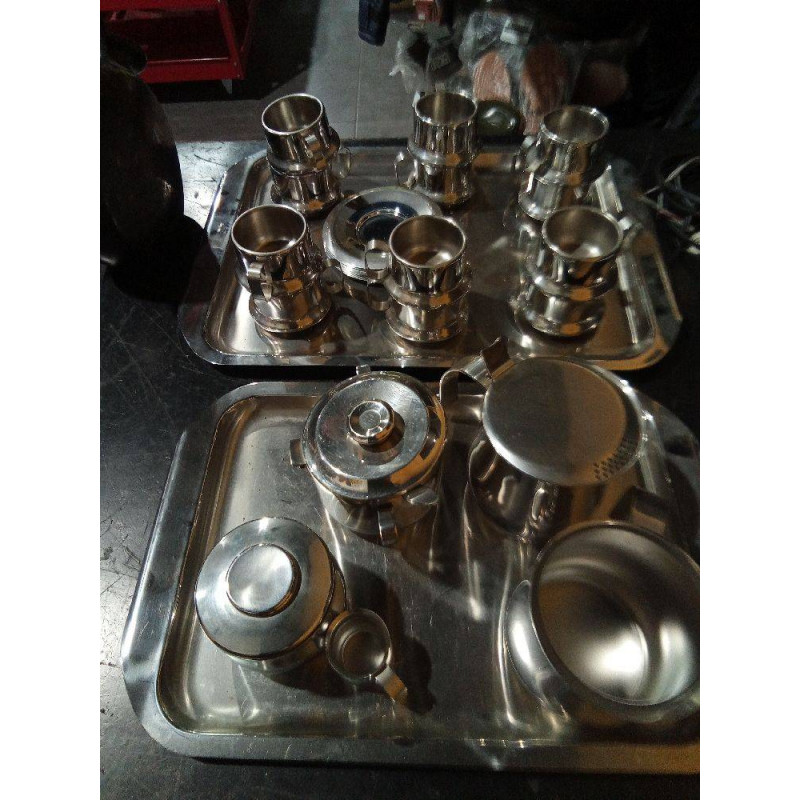 JGO CAFE 2 BANDEJAS INOX