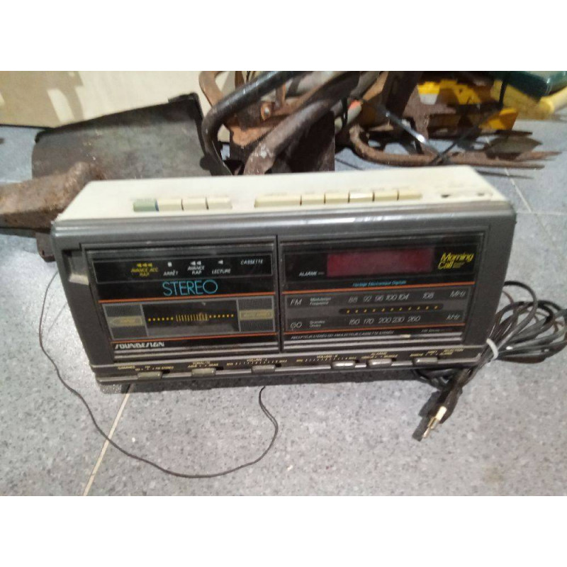 RADIO CASSETTE VINTAGE DECO