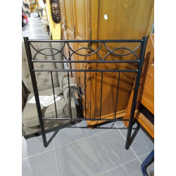 CABECERO NEGRO TUBO 90CM