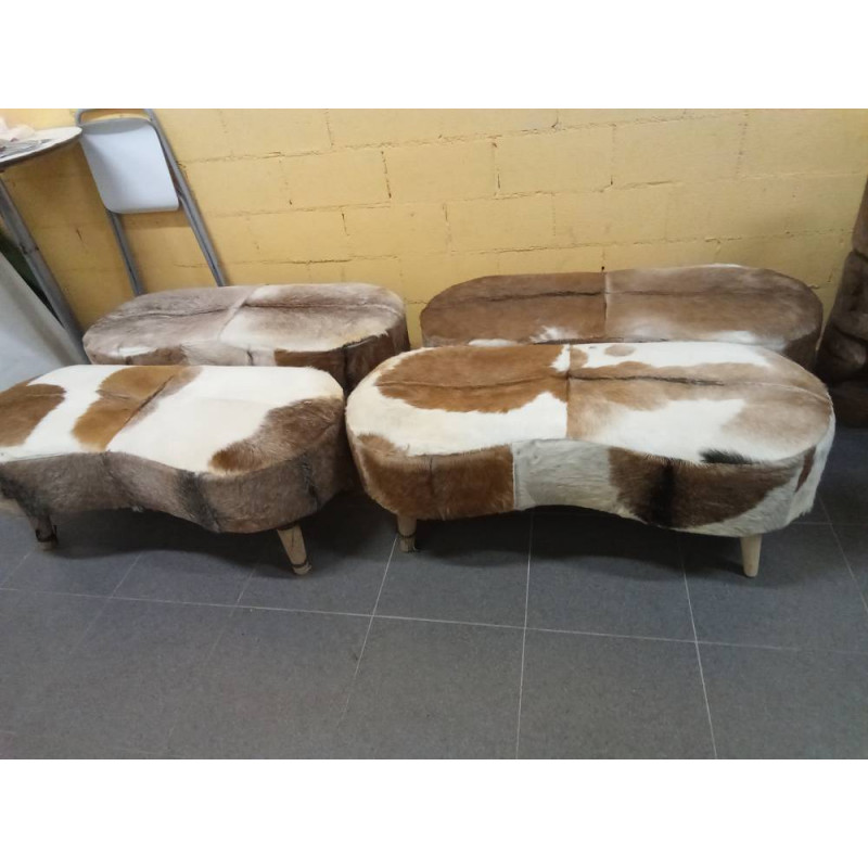 BANCO PIEL VACA