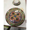 PLATO 31CM DE MANISES DECORADO A MANO