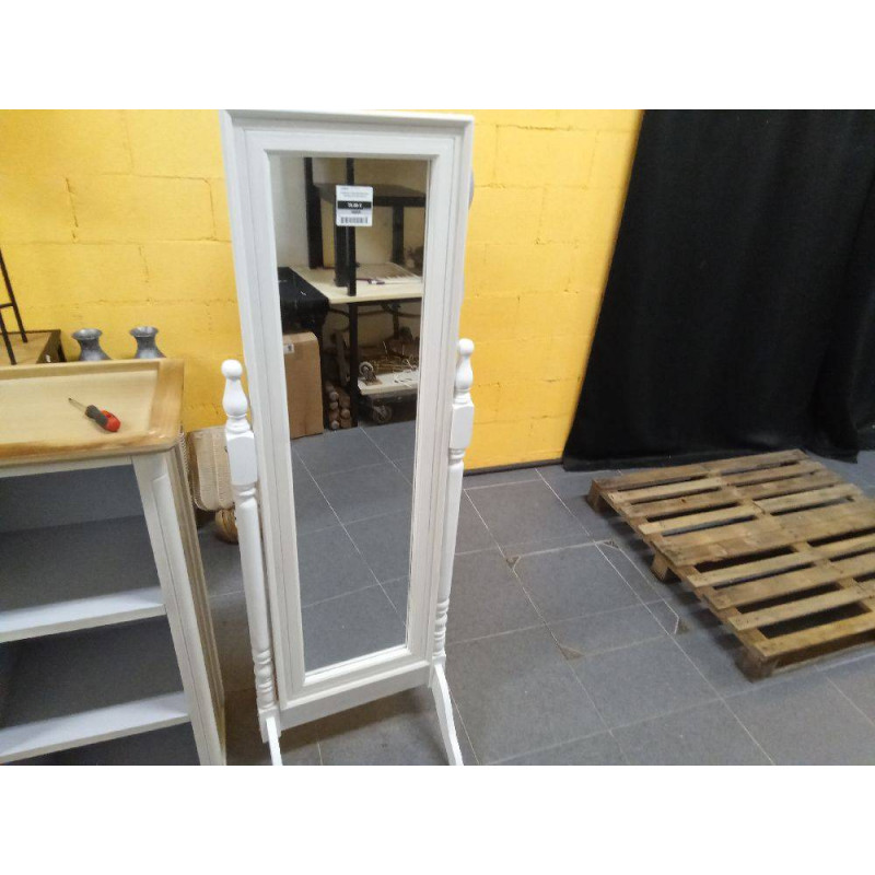 ESPEJO VESTRIDOR MDF 50X50X157 BLANCO