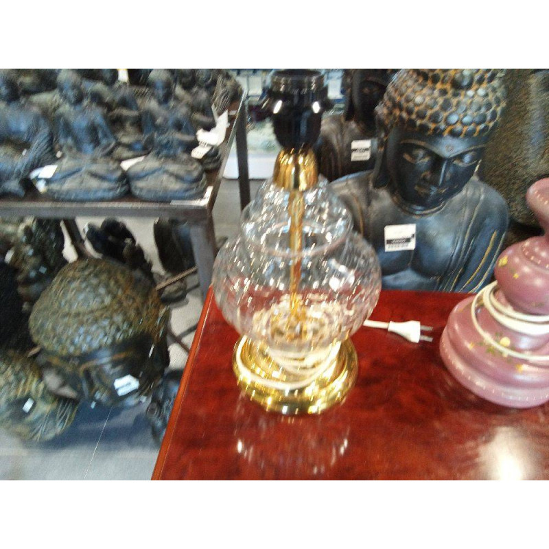 LAMPARA SOBREMESA CRISTAL