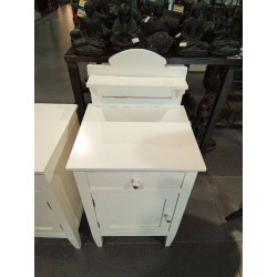 MESILLA BLANCA CON ESTANTE
