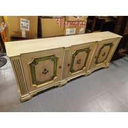 APARADOR MADERA BEIGE Y VERDE