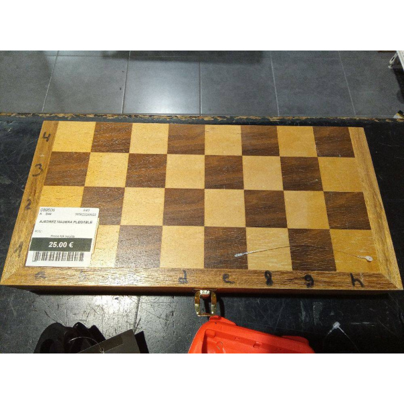 AJEDREZ MADERA PLEGABLE