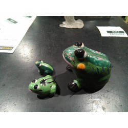 JGO 3 RANAS PORCELANA