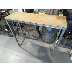 CONSOLA MADERA METAL