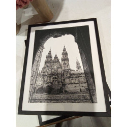 CUADRO CATEDRAL SANTIAGO