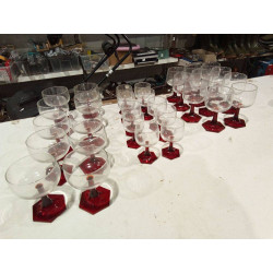 10 COPAS PIE ROJO
