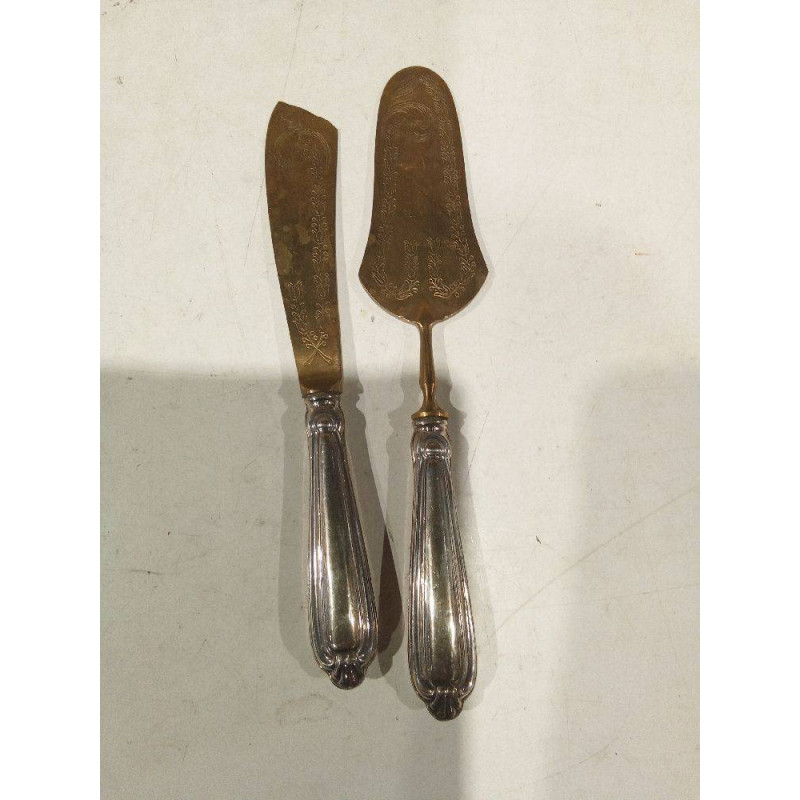 PAREJA CUBIERTOS PLATA