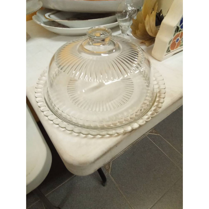 PLATO CRISTAL CON TAPA
