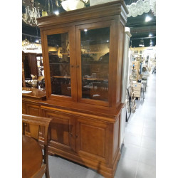 MUEBLE VITRINA CEREZO 130CM