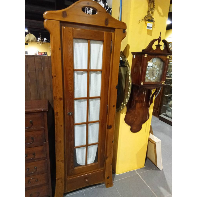 MUEBLE MADERA VITRINA ESTANTES