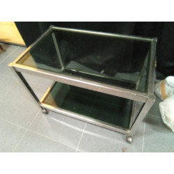 MESA CROMADA RUEDAS