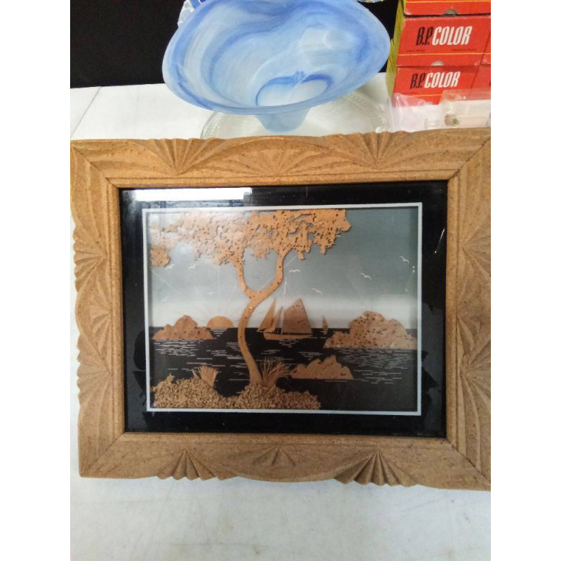 CUADRO ORIENTAL CORCHO