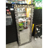ESPEJO NEGRO Y PLATEADO 56X146