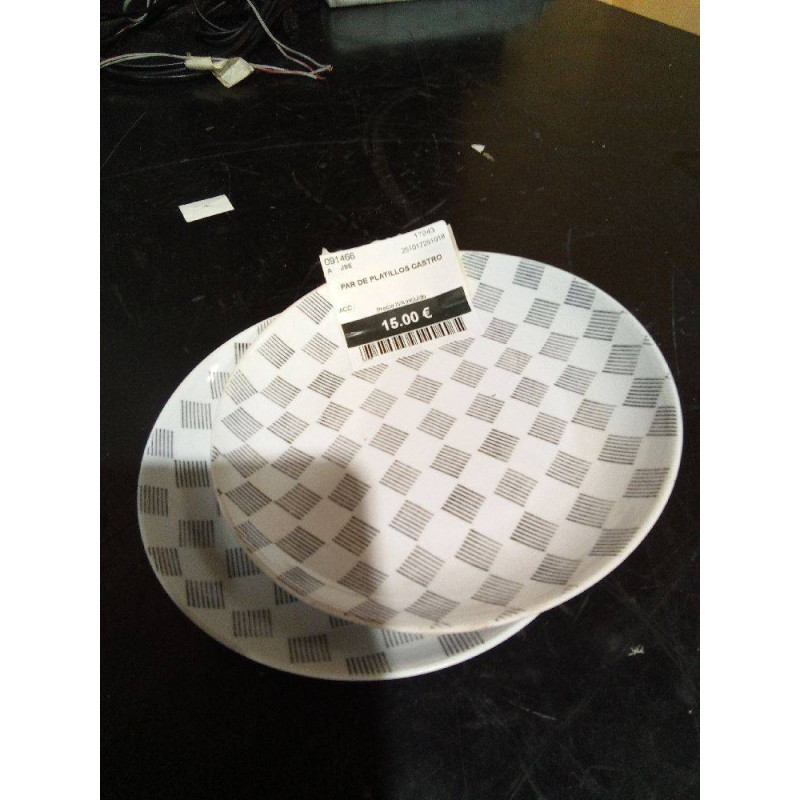 PAR DE PLATILLOS CASTRO