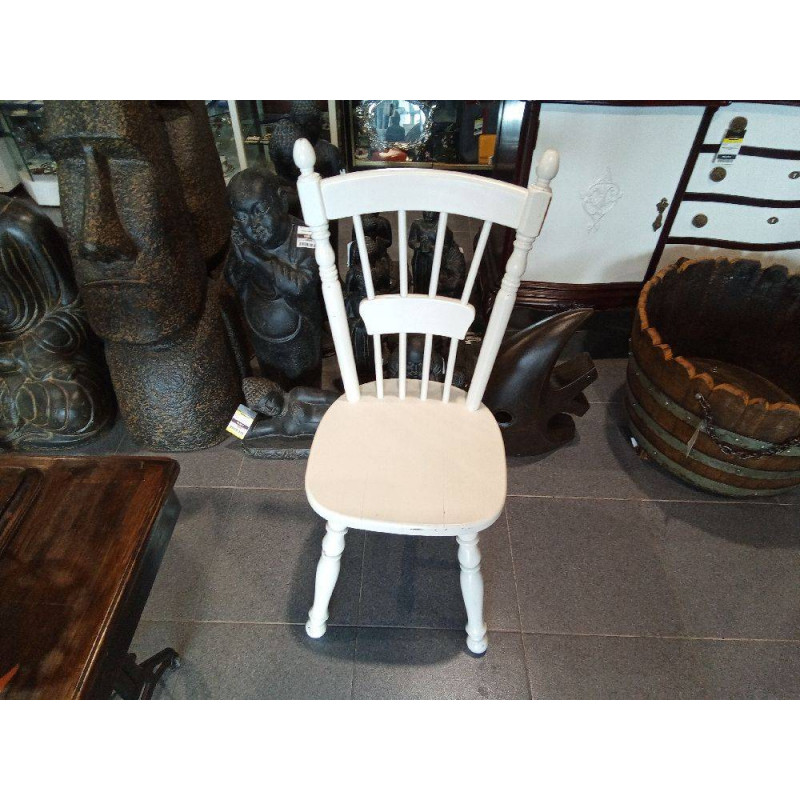 SILLA BLANCA BARROTES