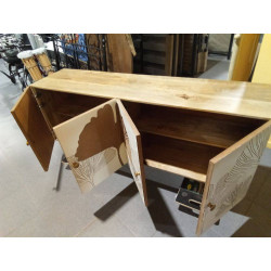 BUFFET MANGO METAL 177X45X75 HOJA