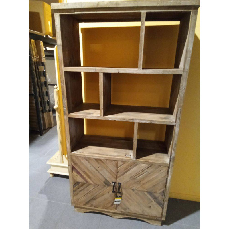 ESTANTERIA MADERA RECICLAD 93X42X188
