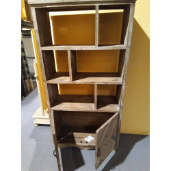 ESTANTERIA MADERA RECICLAD 93X42X188