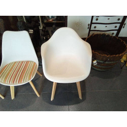 SILLA NORDICA CON APOYABRAZOS