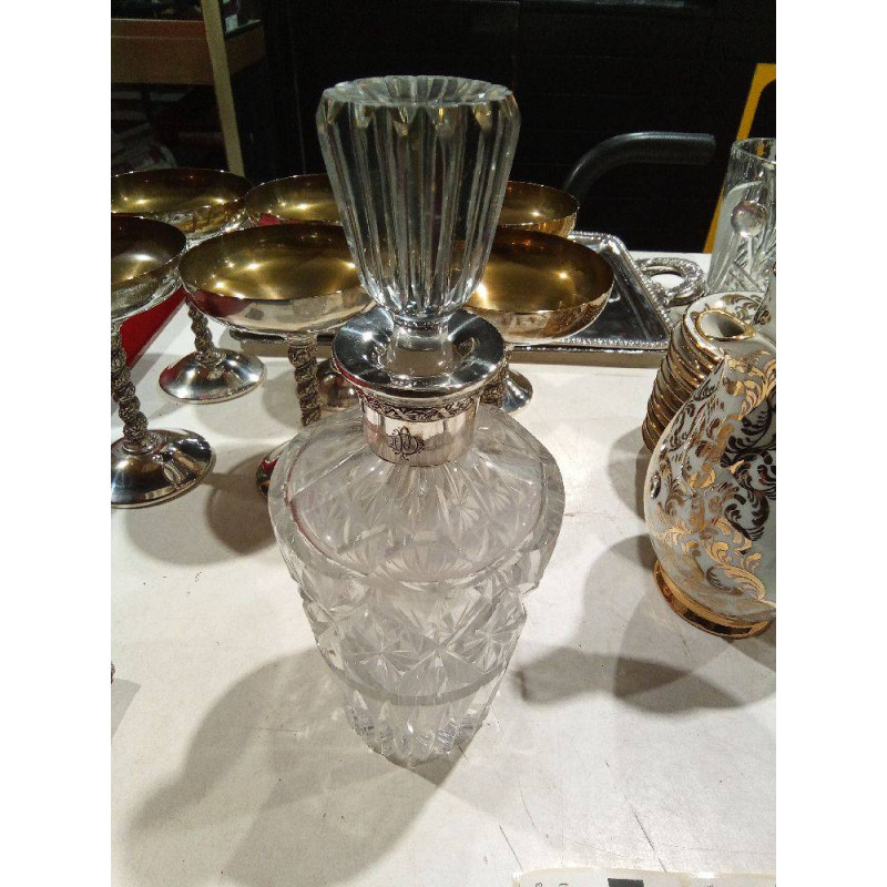 LICORERA CRISTAL PLATA