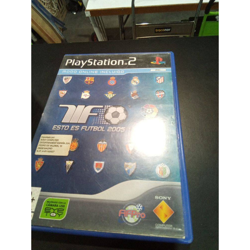 JUEGO PS2  ESTO ES FUTBOL 2005