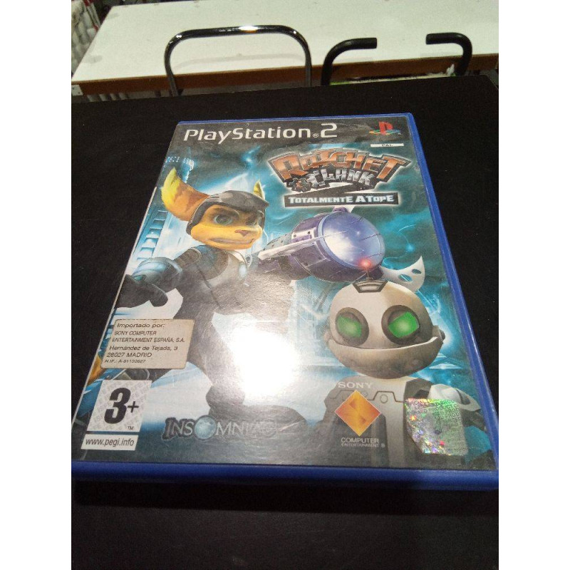 JUEGO PS2 RATCHET CLANK TOTALMENTE A TOPE