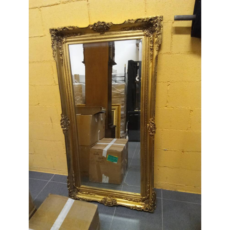 ESPEJO DORADO BISELADO 