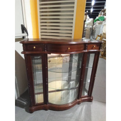 VITRINA MADERA CRISTAL 