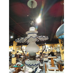 LAMPARA QUINQUE PORCELANA