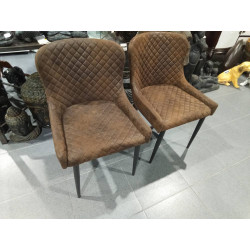 SILLA MARRÓN ENVEJECIDO