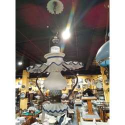 LAMPARA QUINQUE PORCELANA