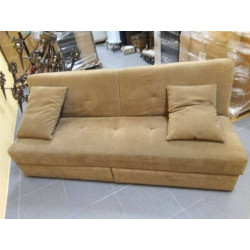 SOFA CLIC MARRON 3 PLAZAS...