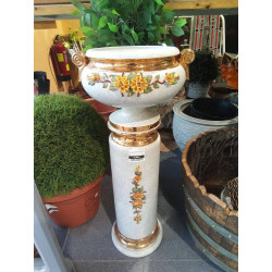 PEANA CERÁMICA CON MACETA